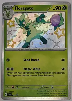 Pokemon Floragato SVP 077 Black Star Promo NM Pack Fresh - Image 1