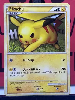Pikachu 2/30 HGSS Trainer Kit: Gyarados & Raichu 2010 Pokemon Card - Image 3