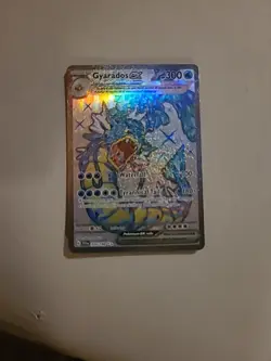 Pokemon Gyarados EX Holo Ultra Rare TCG Scarlet & Violet Card 225/198 - Image 3