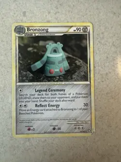 Pokemon Bronzong Card 15/102 Triumphant Rare Non Holo - Image 1