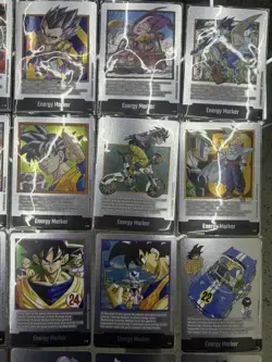 DRAGONBALL SB02 Manga COMPLETE Silver Energy Marker 21 Card Set E-70 To E-90 NM - Image 3