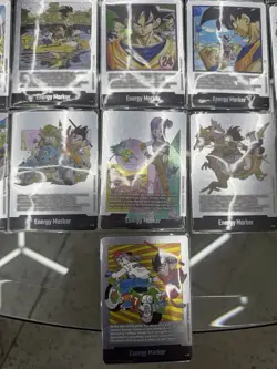 DRAGONBALL SB02 Manga COMPLETE Silver Energy Marker 21 Card Set E-70 To E-90 NM - Image 4
