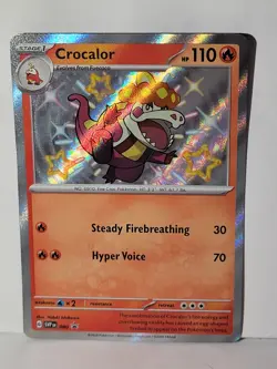 Crocalorn Baby Shiny SVP-080 Black Star Promo Pokemon TCG - Image 1