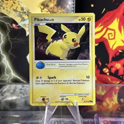 Pikachu - 9/17 - Pokemon Pop Series 6 Holo Card LP - Image 1