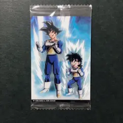S3627 Son Goku & Gohan Japanese Dragon Ball Itajaga Vol.8 Card Sealed Bandai D9 - Image 1