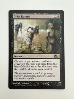 Grim Return MTG Magic the Gathering Card NM Near Mint M14 - Image 1