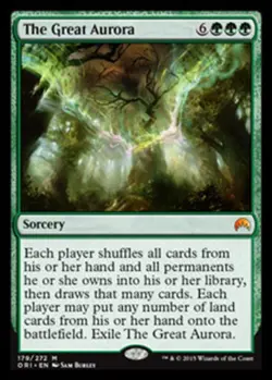Moderate Play, English MTG Foil The Great Aurora - Foil Origins Magic the Gather - Image 1