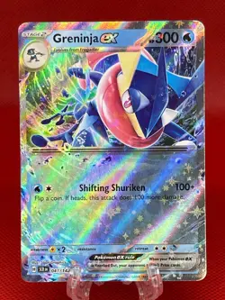 Pokemon TCG Greninja EX 041/142 S&V Stellar Crown Double Rare English 2024 NM - Image 1