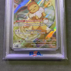 2025 POKEMON SVP PRISMATIC EVOLUTIONS ETB BLACK STAR PROMO #173 EEVEE PSA 9 - Image 3