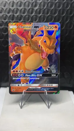 Charizard GX SM211 Sun & Moon Holo Black Star Promo Pokemon Card NM / LP - Image 1