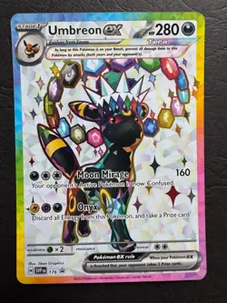 Espeon EX + Umbreon EX SVP 175 176 Pokemon Prismatic Evolutions Promo #2 - Image 3