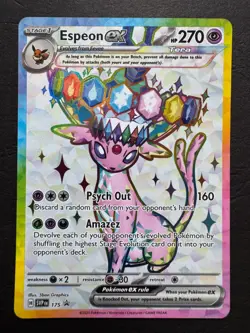Espeon EX + Umbreon EX SVP 175 176 Pokemon Prismatic Evolutions Promo #2 - Image 5