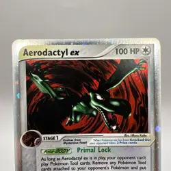 Aerodactyl ex Holo Ultra Rare Sandstorm 94/100 Pokemon TCG Damaged - Image 2