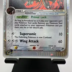 Aerodactyl ex Holo Ultra Rare Sandstorm 94/100 Pokemon TCG Damaged - Image 5