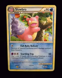 Pokemon TCG - SLOWBRO - 38/90 - HEARTGOLD & SOULSILVER: UNDAUNTED (2010) - LP - Image 1