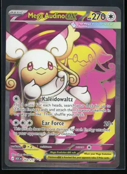 Mega Audino ex 2026 Pokemon Ascended Heroes 253/217 Ultra Rare Holo - Image 1