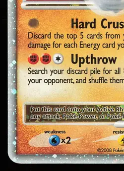 Rhyperior LV.X 145/146 Holo | MP | Legends Awakened | Pokemon TCG - 2008 - Image 5