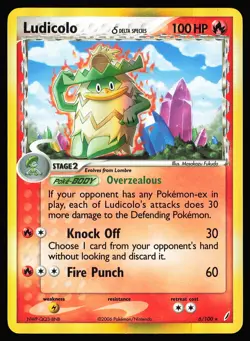 Ludicolo 6/100 Holo | PL | Crystal Guardians | Pokemon TCG - 2006 - Image 1