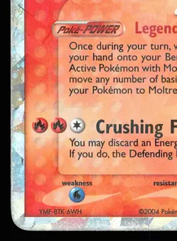 Moltres ex 115/112 Cracked Ice Holo | PL | FireRed & LeafGreen | Pokemon TCG - Image 5