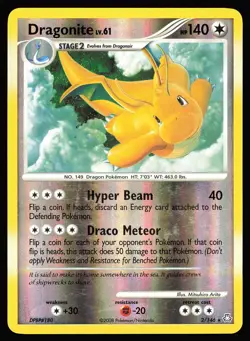 Dragonite 2/146 Reverse Holo | MP | Legends Awakened | Pokemon TCG - 2008 - Image 1