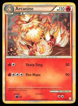 Arcanine 1/123 Holo | PL | HeartGold & SoulSilver | Pokemon TCG - 2010 - Image 1