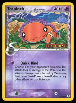 Trapinch 69/101 Stamped Holo | NM | Dragon Frontiers | Pokemon TCG - 2006 - Image 1