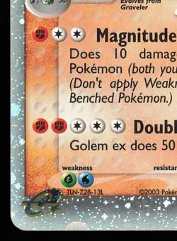 Golem ex 91/97 Holo | CREASE - HP | Dragon | Pokemon TCG - 2003 - Image 5