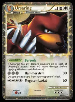Ursaring 89/95 PRIME Holo | PL | HGSS Unleashed | Pokemon TCG - 2010 - Image 1