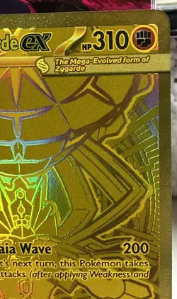 Pokemon TCG Mega Zygarde EX Hyper Rare Gold, NEAR MINT - FAST SHIPPING - Image 4