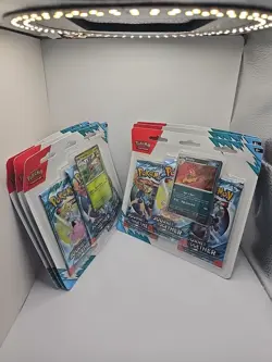 Pokemon Journey Together SV09 [Lot Of 6] 3x Scrafty & 3x Yanmega 3-Pack Blister - Image 1