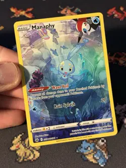 Pokemon Cards Manaphy GG06/GG70 Galarian Gallery Crown Zenith - (NM) #4 - Image 2
