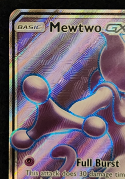 2017 Pokemon Shining Legends Mewtwo GX #72/73 Full Art EX-NM - Image 2