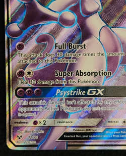 2017 Pokemon Shining Legends Mewtwo GX #72/73 Full Art EX-NM - Image 5