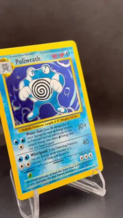🌊🥊 Pokemon TCG – Poliwrath 13/102 – Base Set (1999) – Holo Rare – LP/MP - Image 2