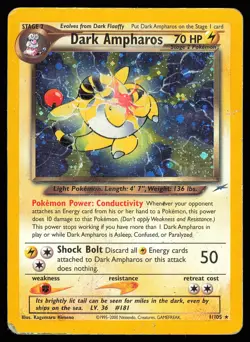Dark Ampharos 1/105 Holo | DMG | Neo Destiny | Pokemon TCG - 2002 - Image 1