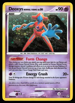 Deoxys Normal Forme 1/146 Holo | PL | Legends Awakened | Pokemon TCG - 2008 - Image 1
