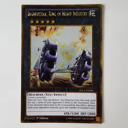 Digvorzhak, King of Heavy Industry - PGL3-EN064 - NM/VLP - Gold Rare - 1st ed - Image 1