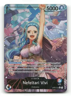 Nefeltari Vivi (Alternate Art) OP04-001 - Kingdoms of Intrigue - One Piece NM/M - Image 1