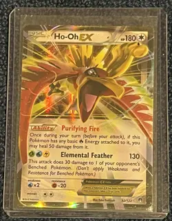 Pokemon Ho-Oh EX 92/122 Breakpoint Ultra Rare Holo Basic Card 2016 - Image 1