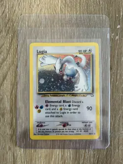 Pokemon Lugia TCG Neo Genesis Unlimited Holo Card 9/111 - Image 1