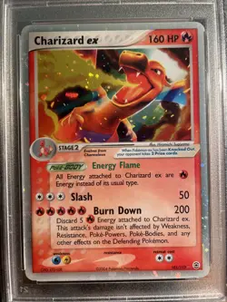 2004 Pokemon - PSA 8 - Charizard Ex - Fire Red & Leaf Green #105 - Image 3