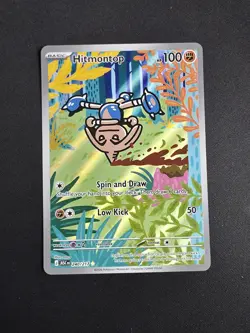 Hitmontop 240/217 Illustration Rare IR Holo Ascended Heroes Pokemon TCG Card - Image 1