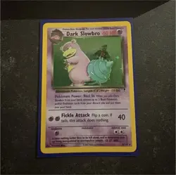 Pokemon Dark Slowbro Legendary Collection Holo Rare Stage 1 60HP 8/110 Card - Image 1