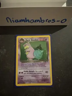 Pokemon Dark Slowbro Legendary Collection Holo Rare Stage 1 60HP 8/110 Card - Image 2