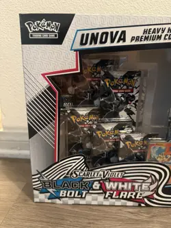 Pokemon Scarlet & Violet Black & White Bolt Flare Unova Heavy Hitters Box 2024 - Image 3