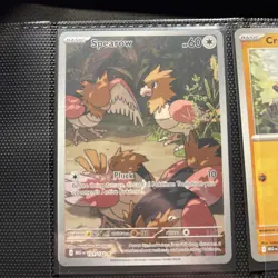 Pokemon TCG Spearow 151/132 Illustration Rare – Mega Evolutions Set – MINT - Image 1