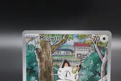 Meowth 106/094 Illustration Rare Phantasmal Flames Pokemon Near Mint | IR | NM - Image 2