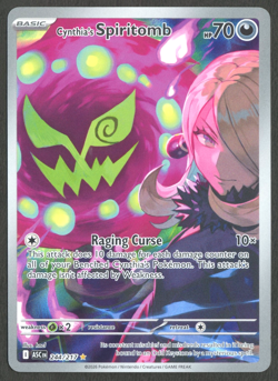Pokemon TCG: Cynthia's Spiritomb 244/217 Ascended Heroes Illustration Rare - Image 1