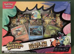 Pokemon Ascended Heroes First Partners Deluxe Pin Collection Box - Sealed New! - Image 1