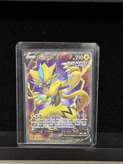 Pokemon Zeraora V 165/198 Swsh06 Ultra Rare Full Art Rapid Strike Holo - Image 1